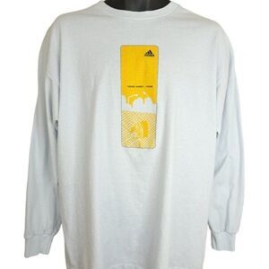 Adidas Basketball T Shirt Vintage 90s Home Sweet Home Made In USA Mens Large